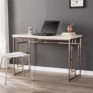 Drina Faux Marble Desk