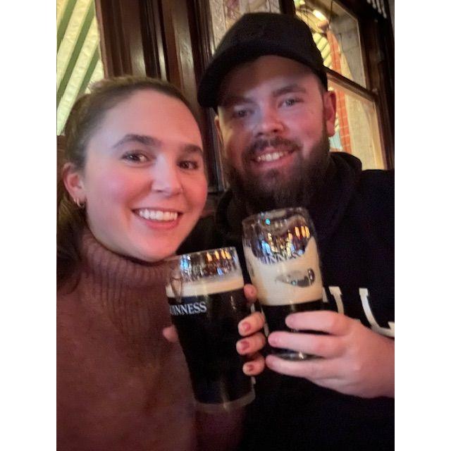 We like to celebrate our heritage and have a pint every now and then.