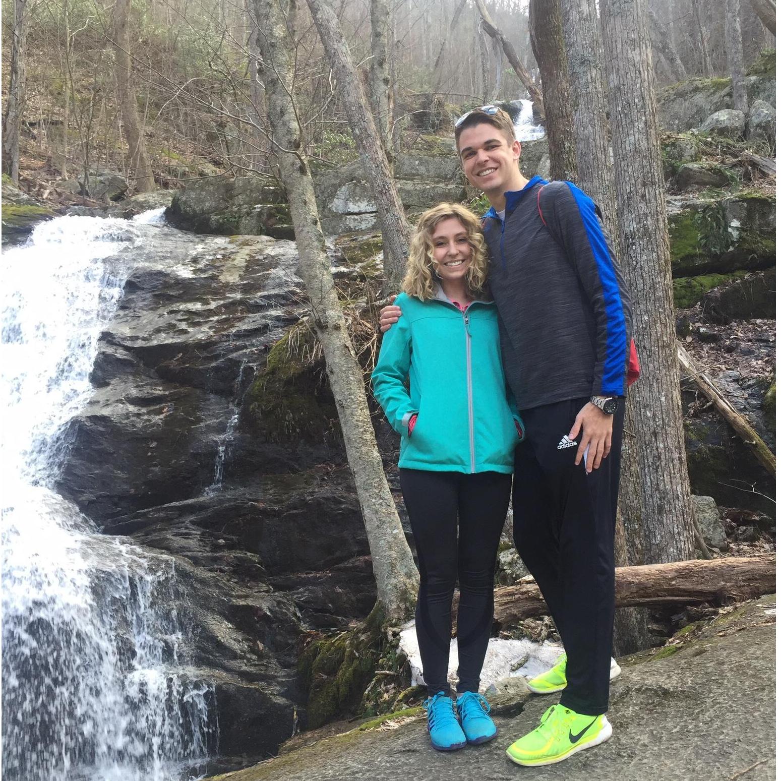 Our first hike together at Crabtree Falls
