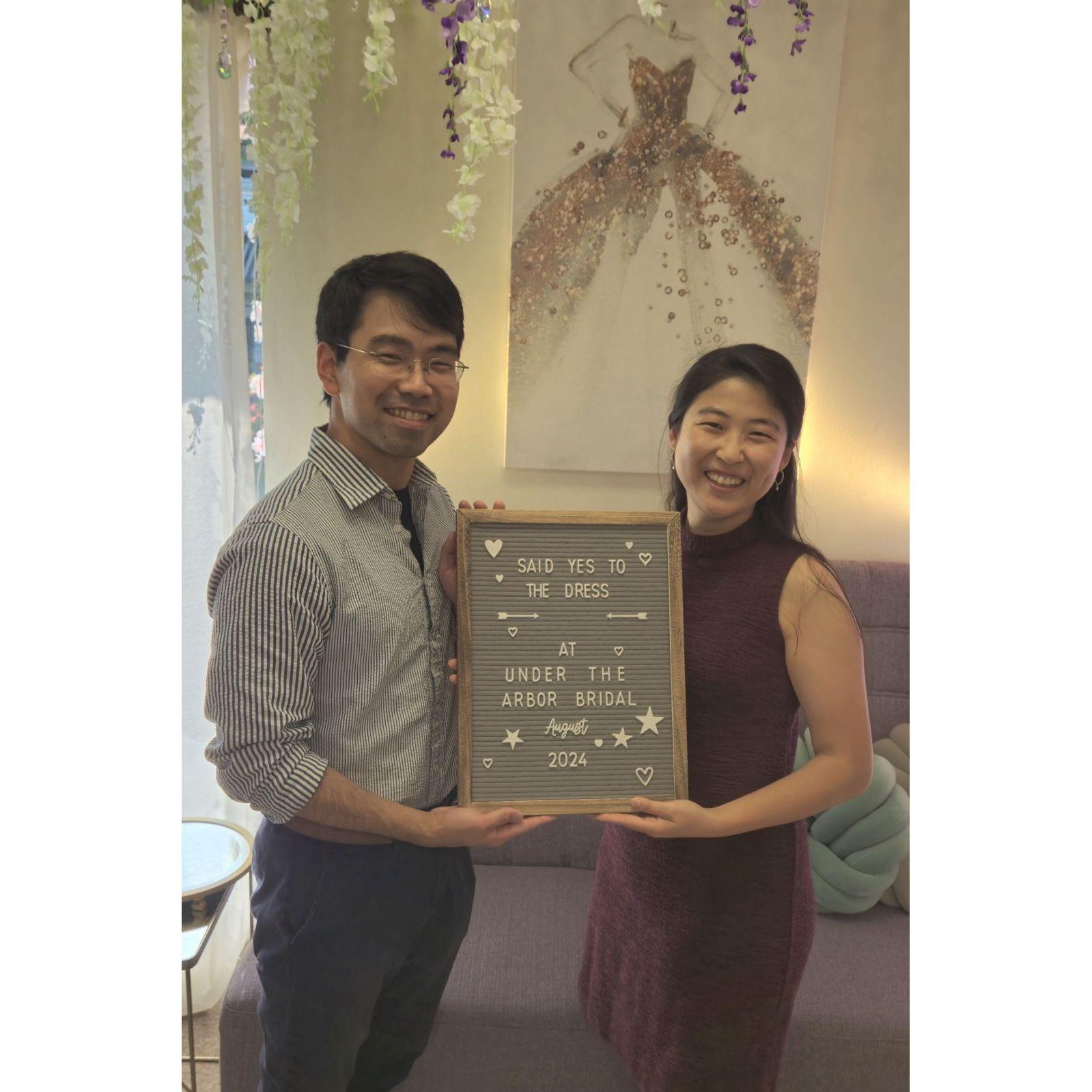 I said Yes to my dress!!