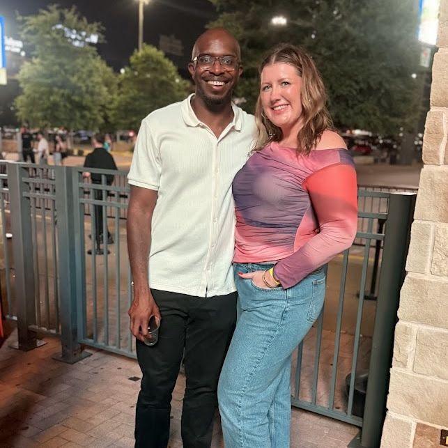 Hanging out with our friends at Tall Tour Dallas