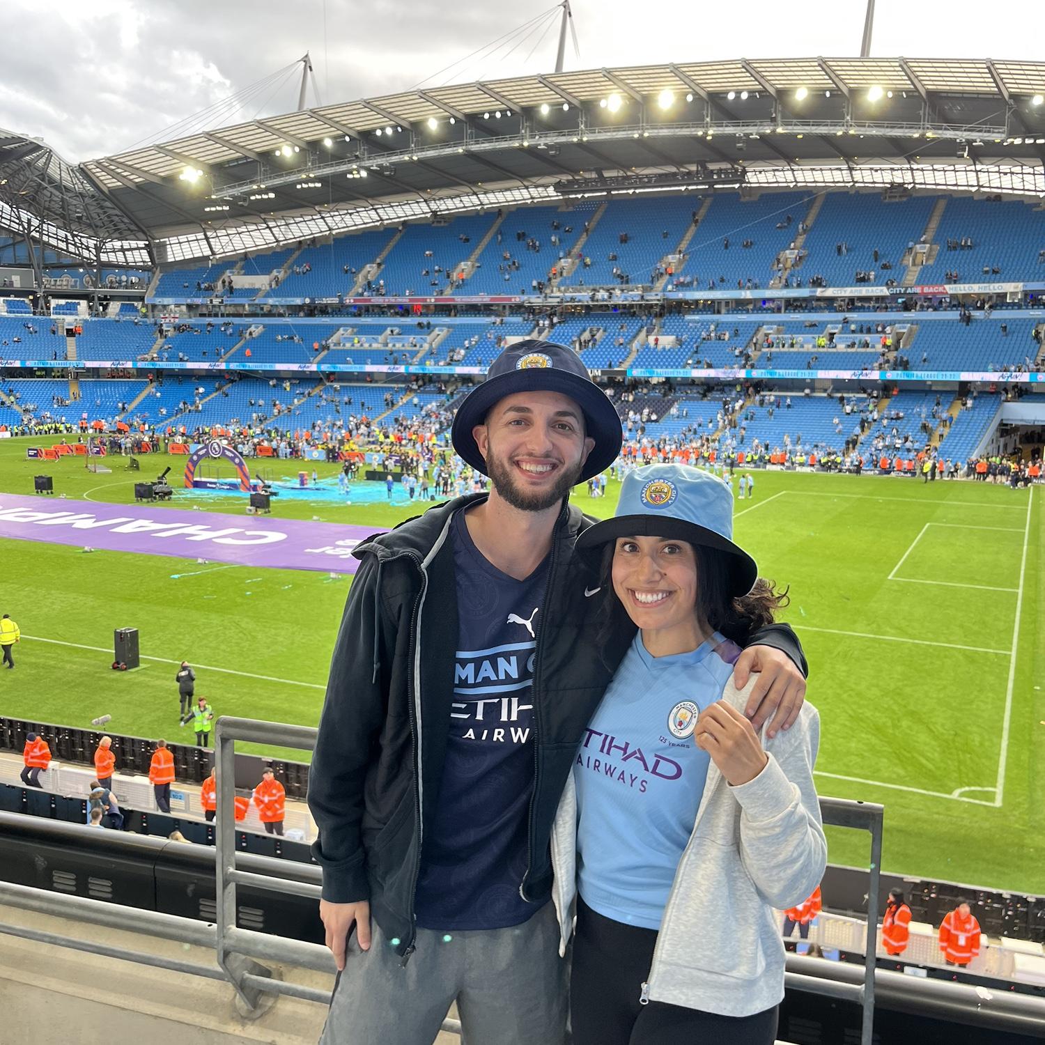 2022: Manchester City was crowned champions after scoring 3 goals in the last 15 minutes to win 3-2 against Aston Villa in the final game of the season.