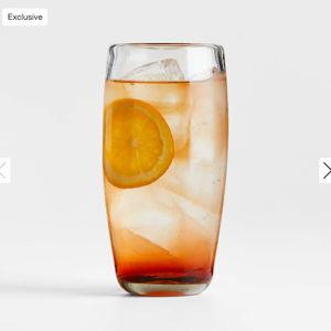 Careyes Recycled Glass Double High Ball Glass by Gaby Dalkin.