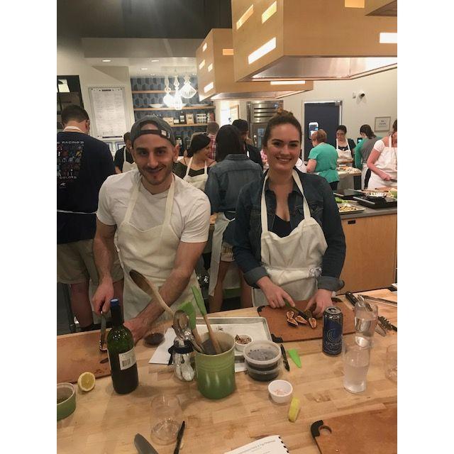 Look at those babies taking their first cooking class!