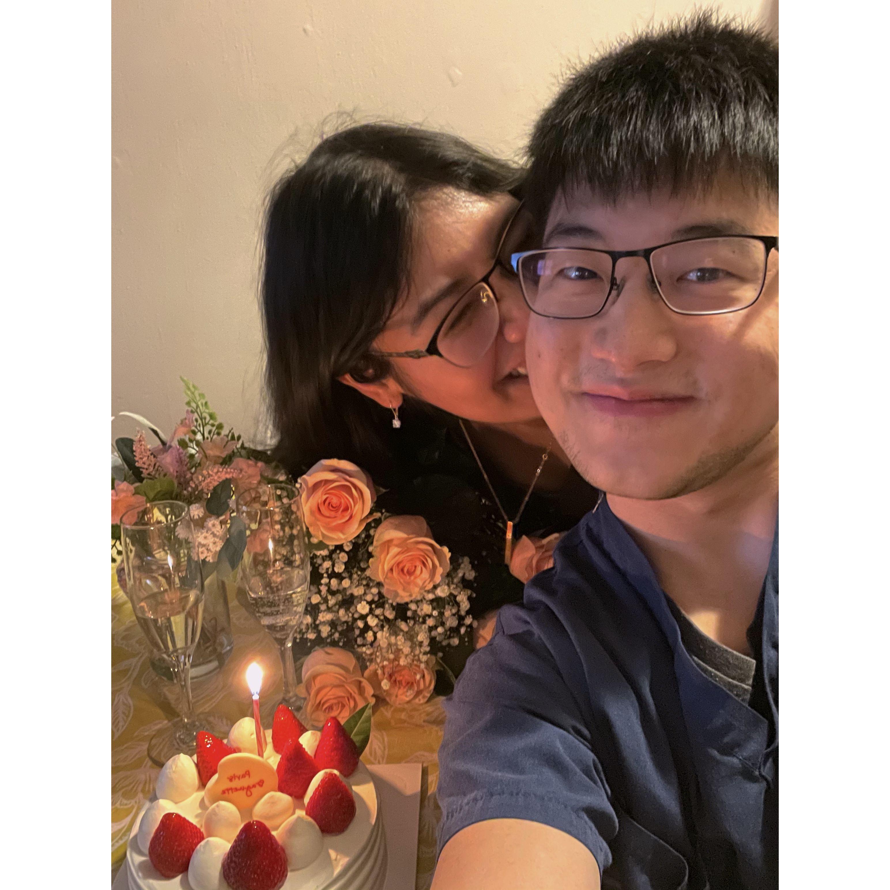 Our first year anniversary  02/12/2021💕