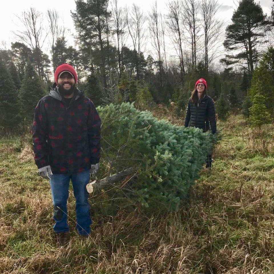 Cutting down Christmas trees is one of our favorite traditions.