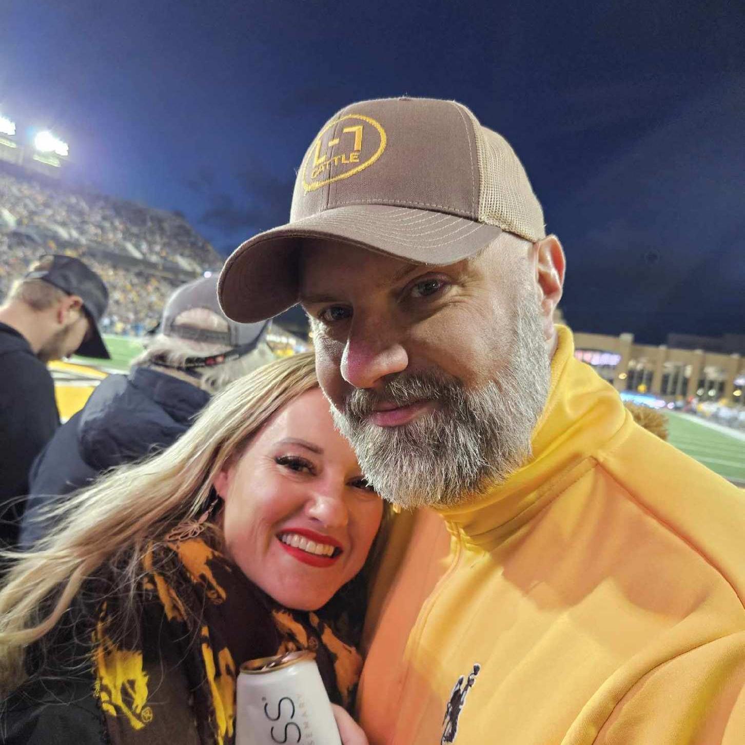 Our first UW game together. Go Pokes! Also where the first “are we official” conversation occurred (with some liquid courage of course 😂)