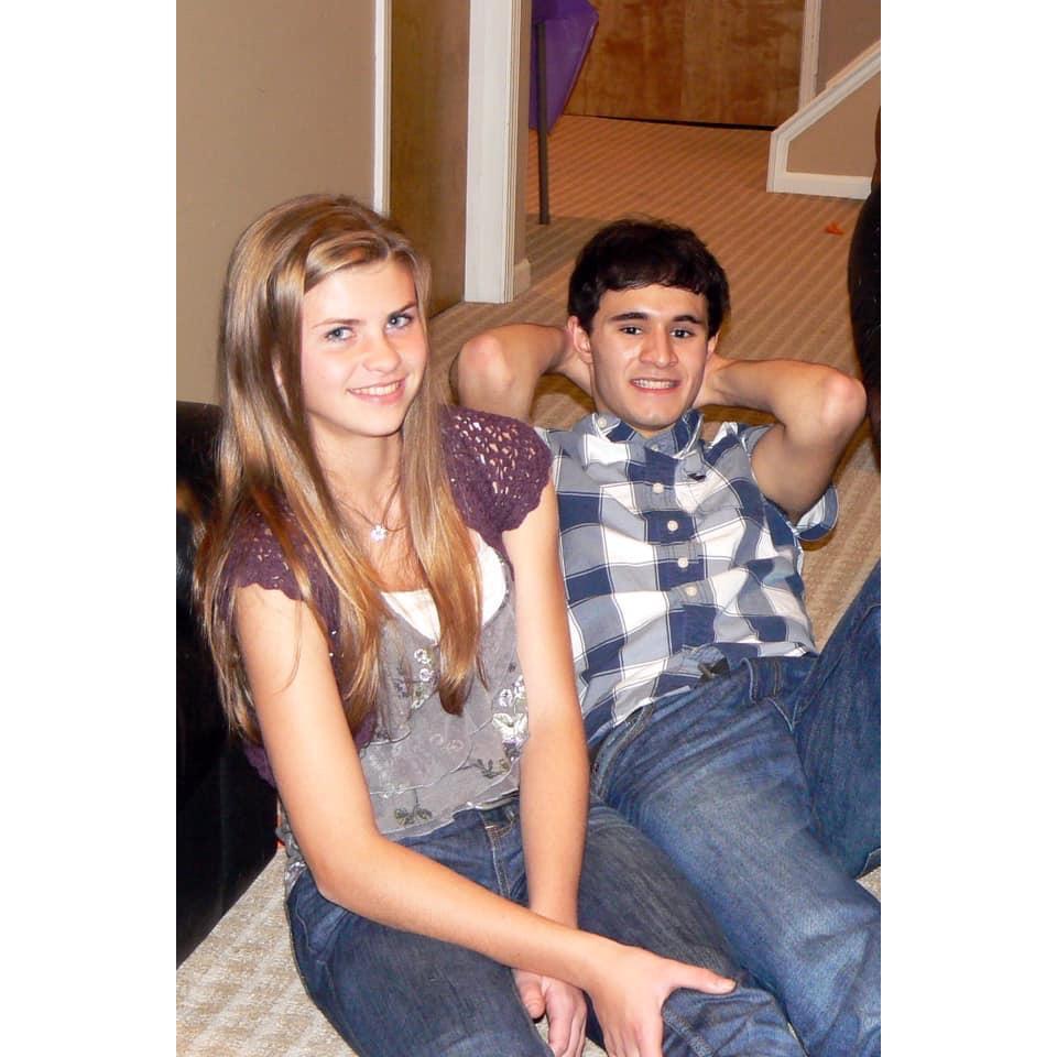 Circa November 4, 2011. Taken in Raber's basement at Ian's surprise 17th birthday party. After driving Allison home that night, Ian asked Allison to officially be his girlfriend.
