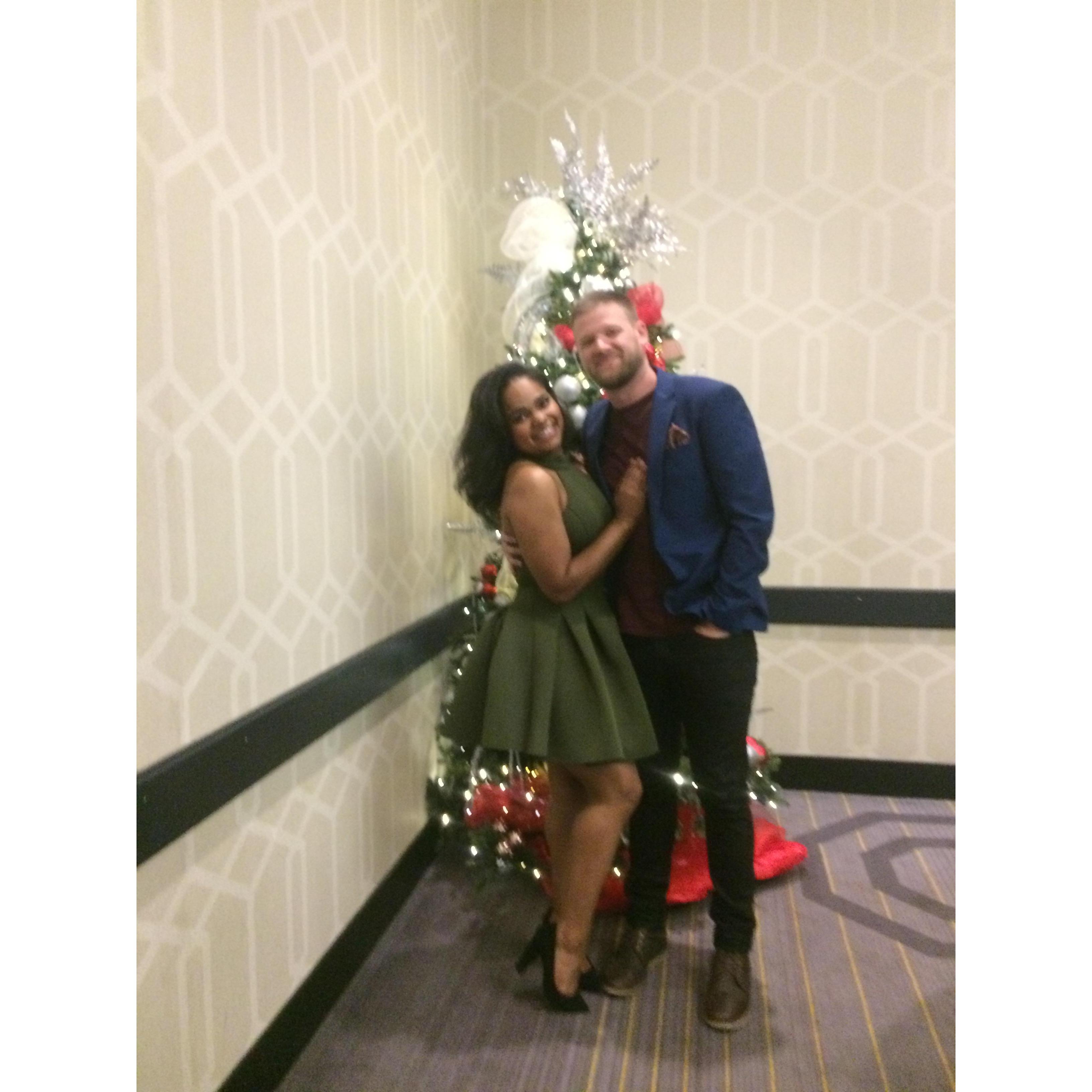 Linzie's work holiday party!