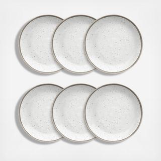 Retreat Pottery Melamine Salad Plate, Set of 6