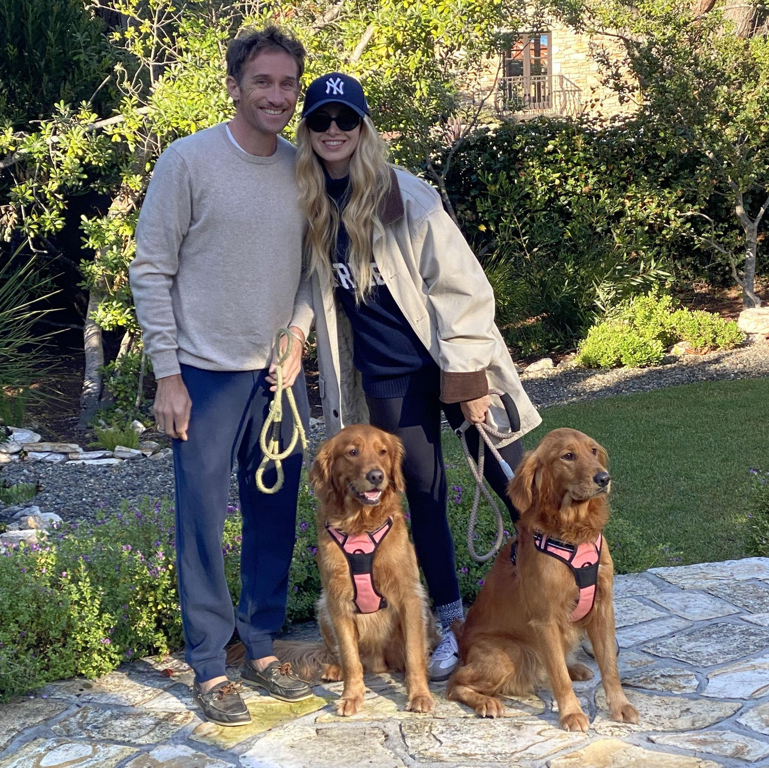 Carmel-by-the-sea with Buddy and Charlie