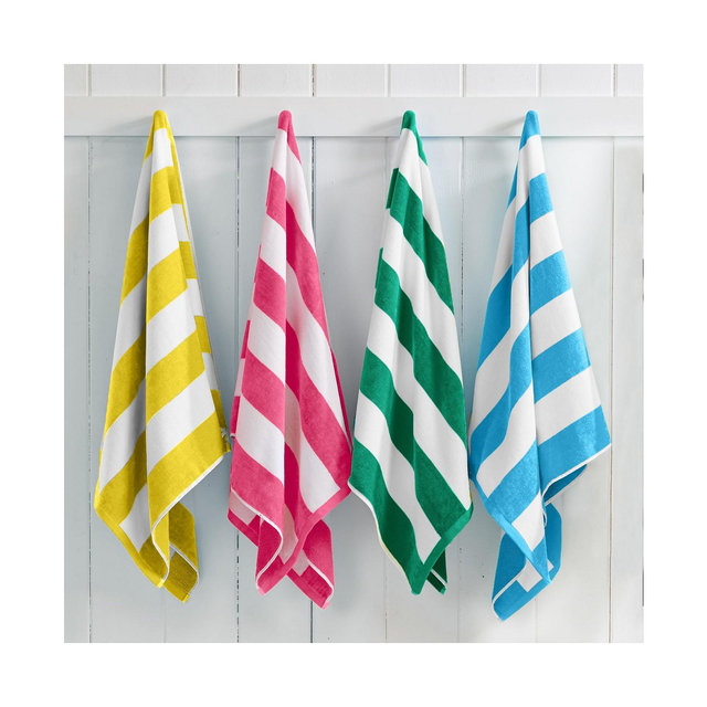 Linery & Co. Cotton Cabana Beach Towel, 4 Pack - 30" x 60"