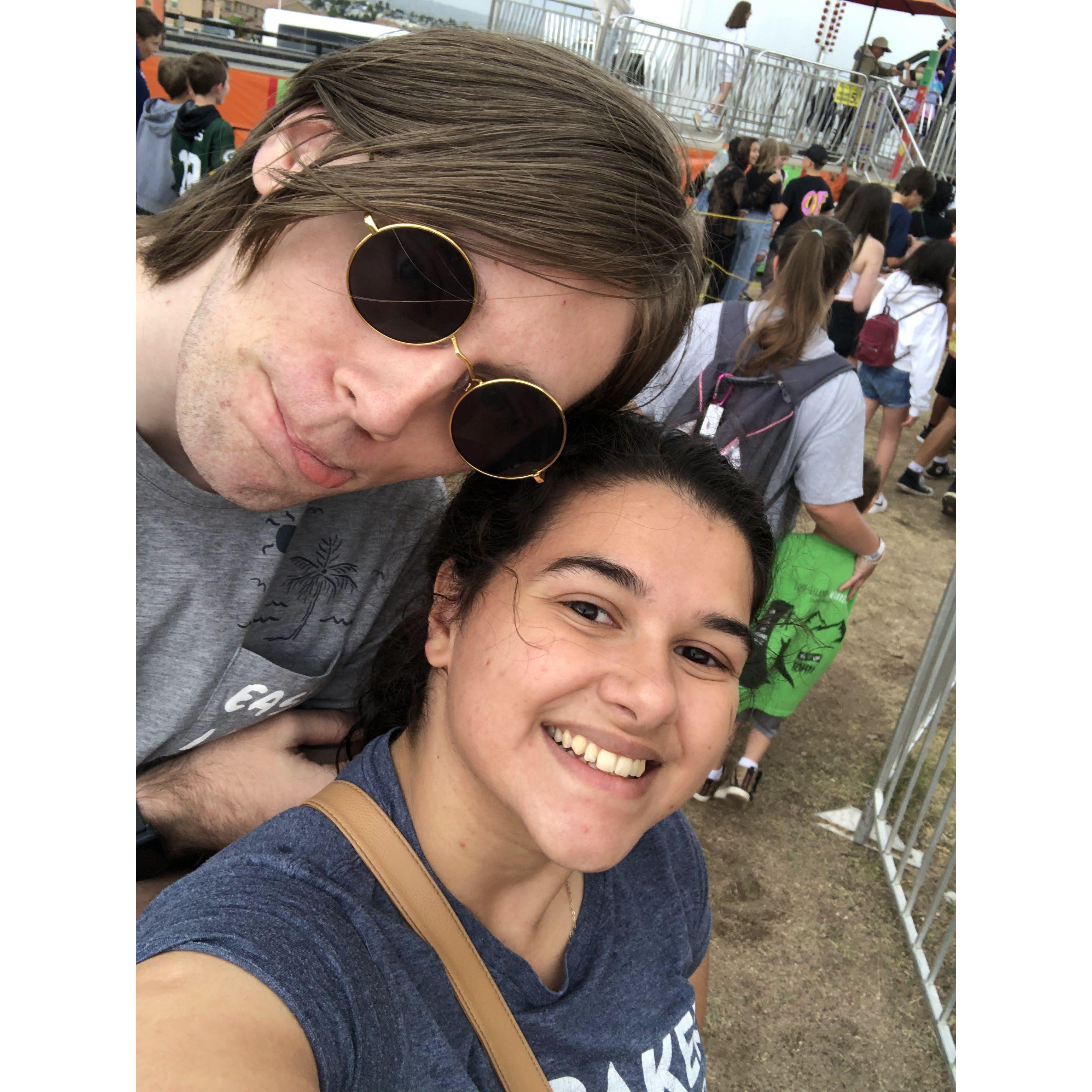 Our first not-date date! 
Briarfest 2021