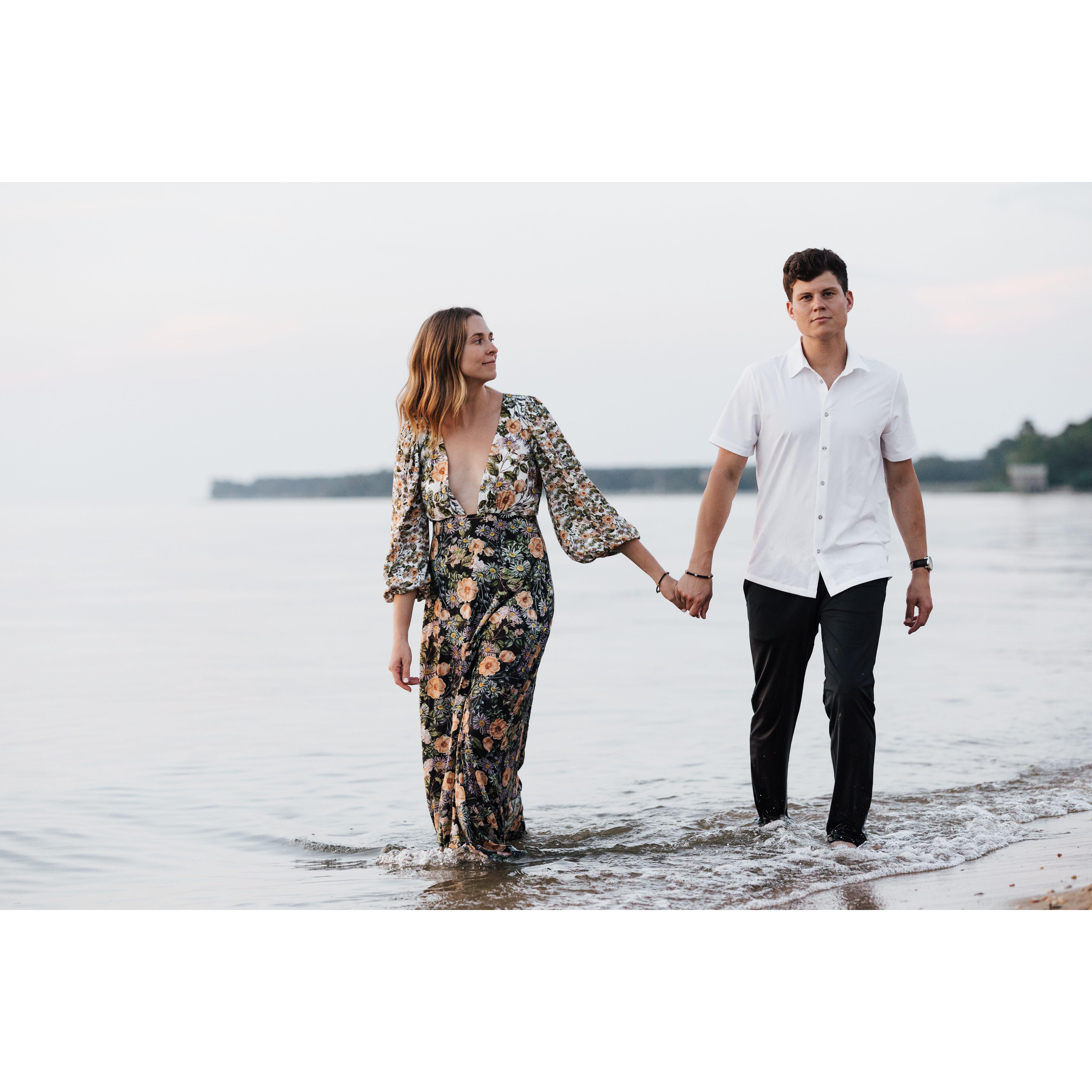 Engagement shoot by our wedding photographer Christine Tustin!