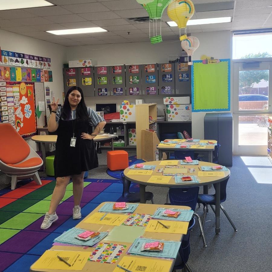 Stephanie’s first classroom in the US!