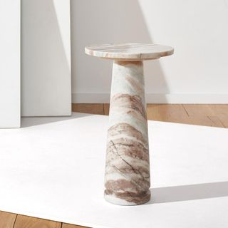 Valentia Round Marble Accent Table