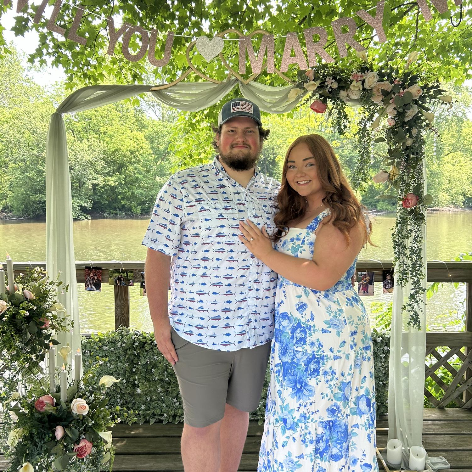 2024- Mitchell surprised Haley with a proposal at her favorite place; the Cottage!