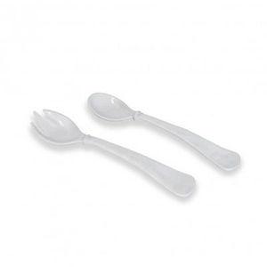 Beatriz Ball, Vida Havana White Melamine, Large Salad Servers