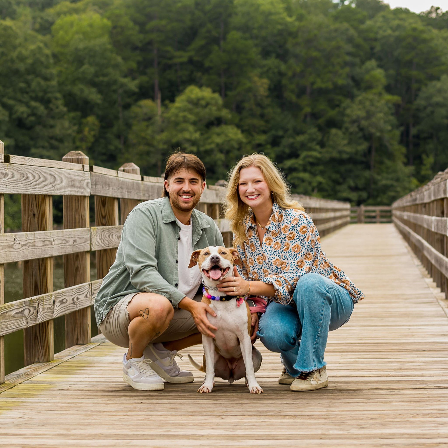 Our first family pictures together with Miss Luna Rose.