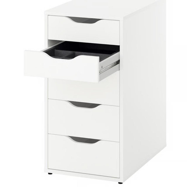 ALEX Drawer unit - with insert white 14 1/8x27 1/2 "