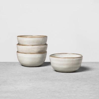 4pk Reactive Glaze Stoneware Mini Bowl Gray - Hearth & Hand™ with Magnolia
