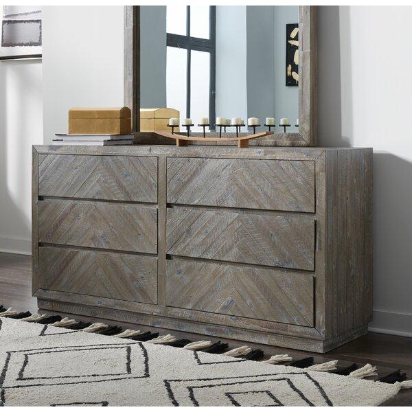 Roberge 6 Drawer Dresser w/o mirror
