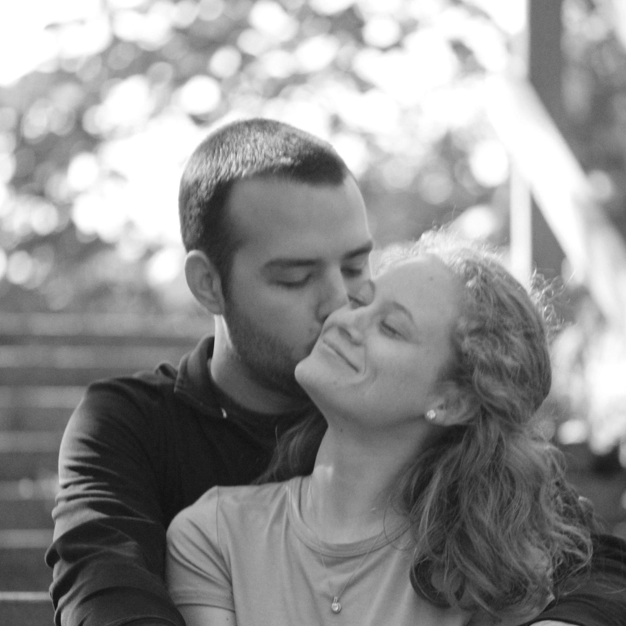 Engagement photo taken by Jake's mom, Heather