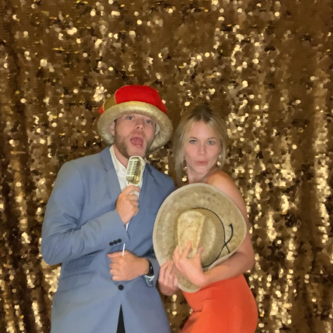 Colton and Liz at a wedding in Houston. Virginia and Sam were the life of the party.