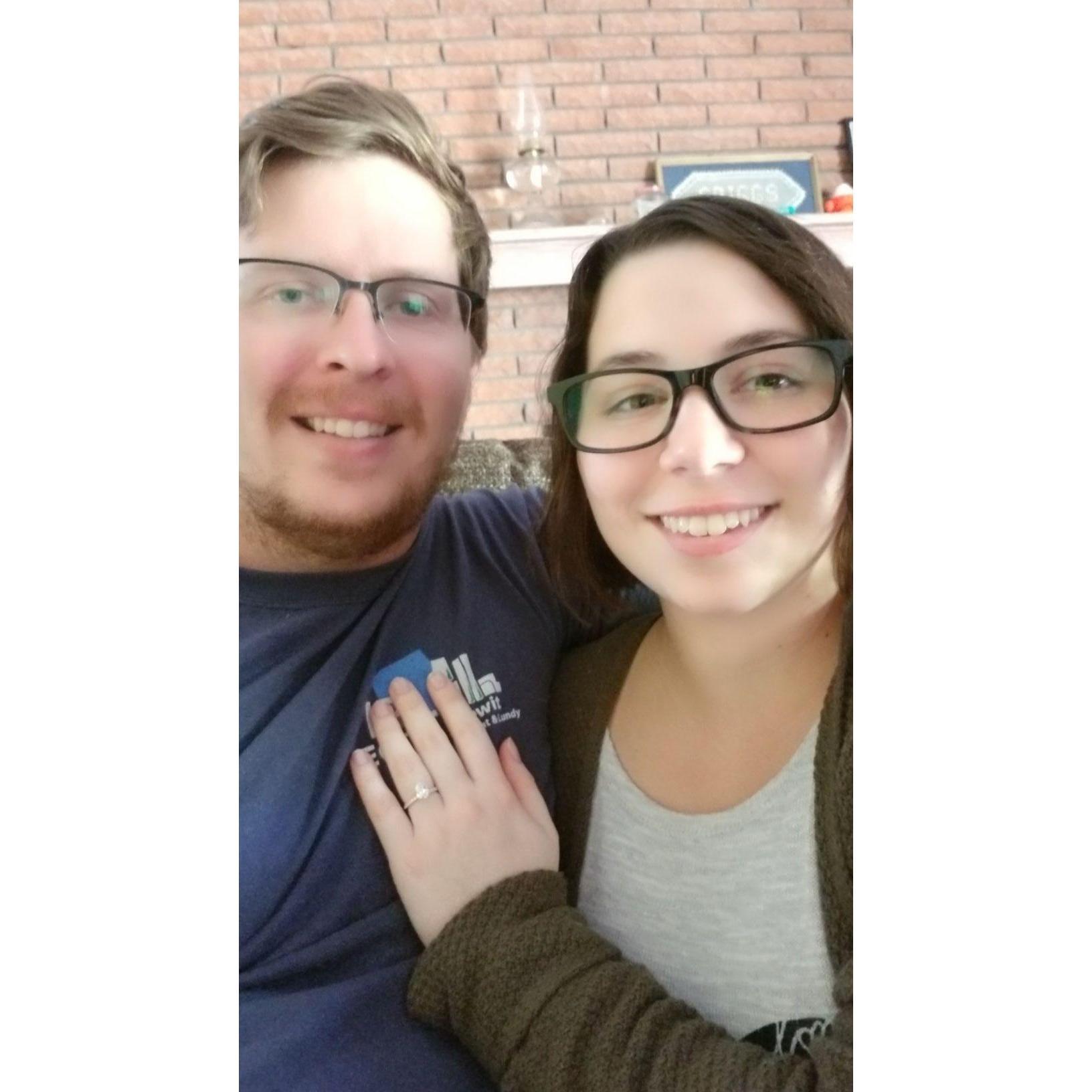 We got engaged!!