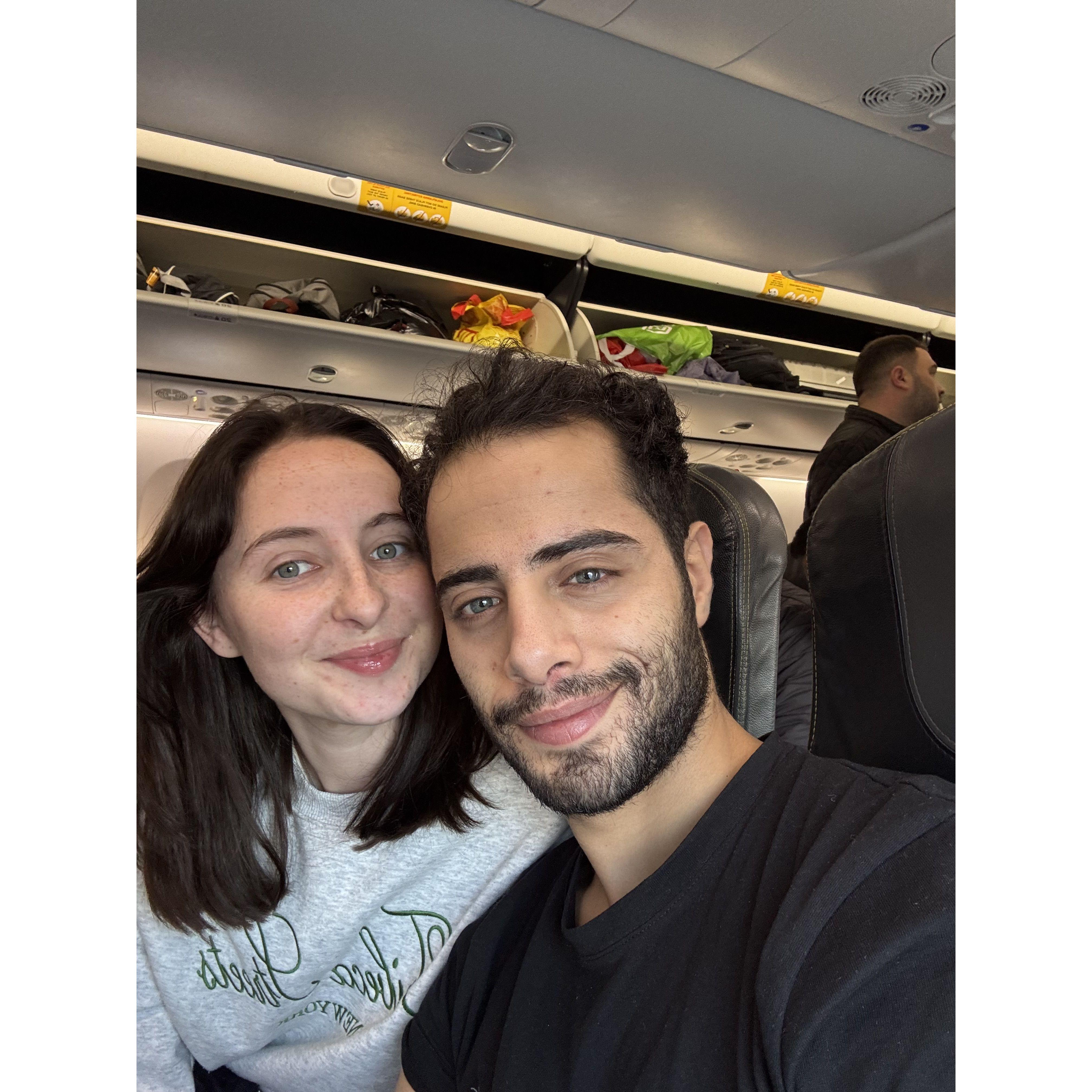 First time flying together