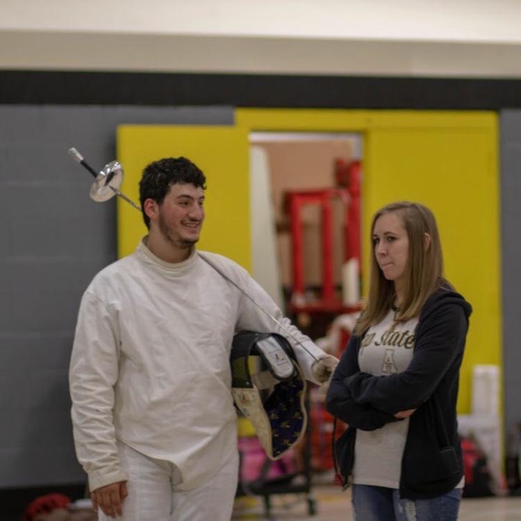 Dante's fencing career. 2019