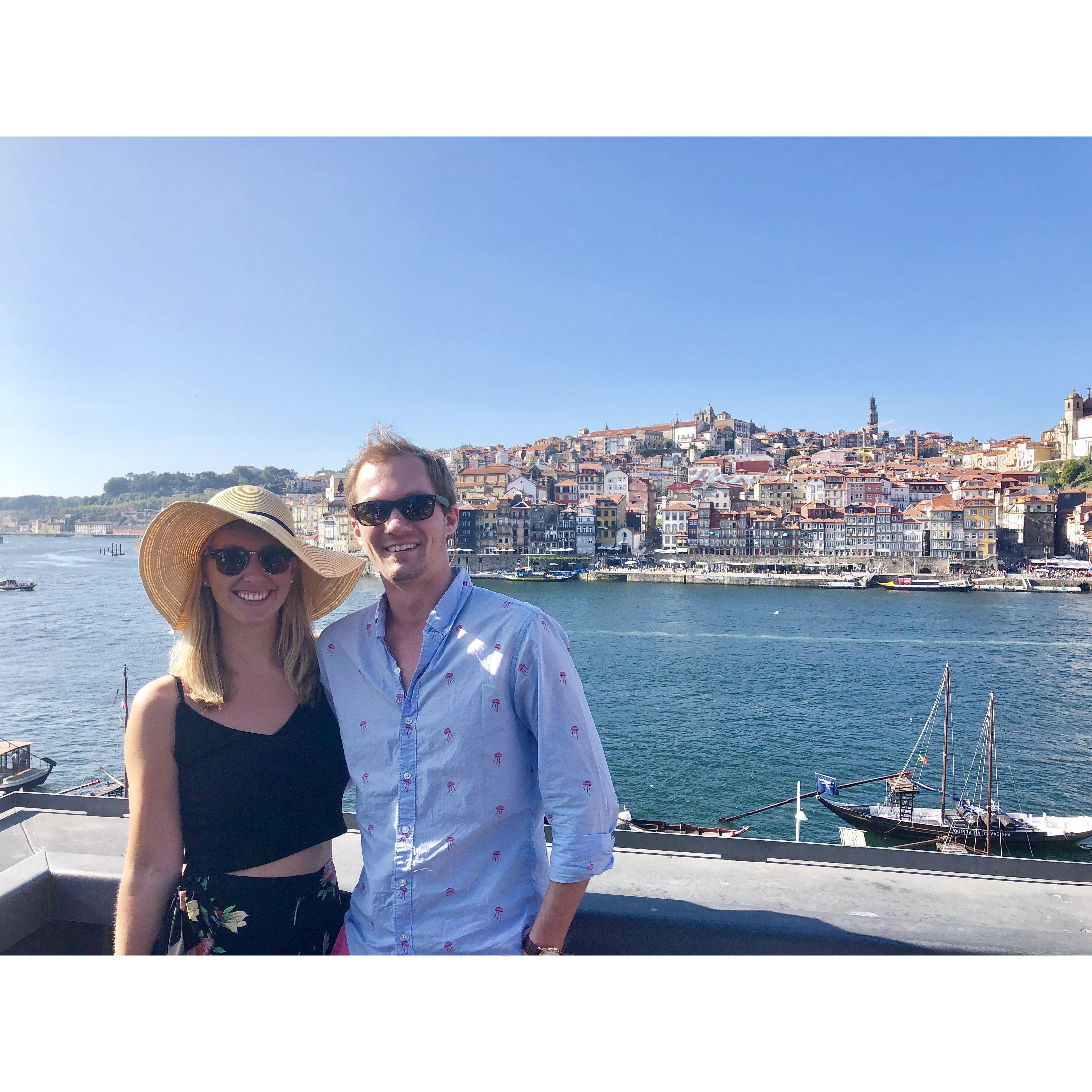 Our first trip abroad together to Porto, Portugal. August 2018
