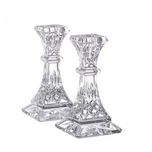 WATERFORD Lismore 6in Candlestick, Pair