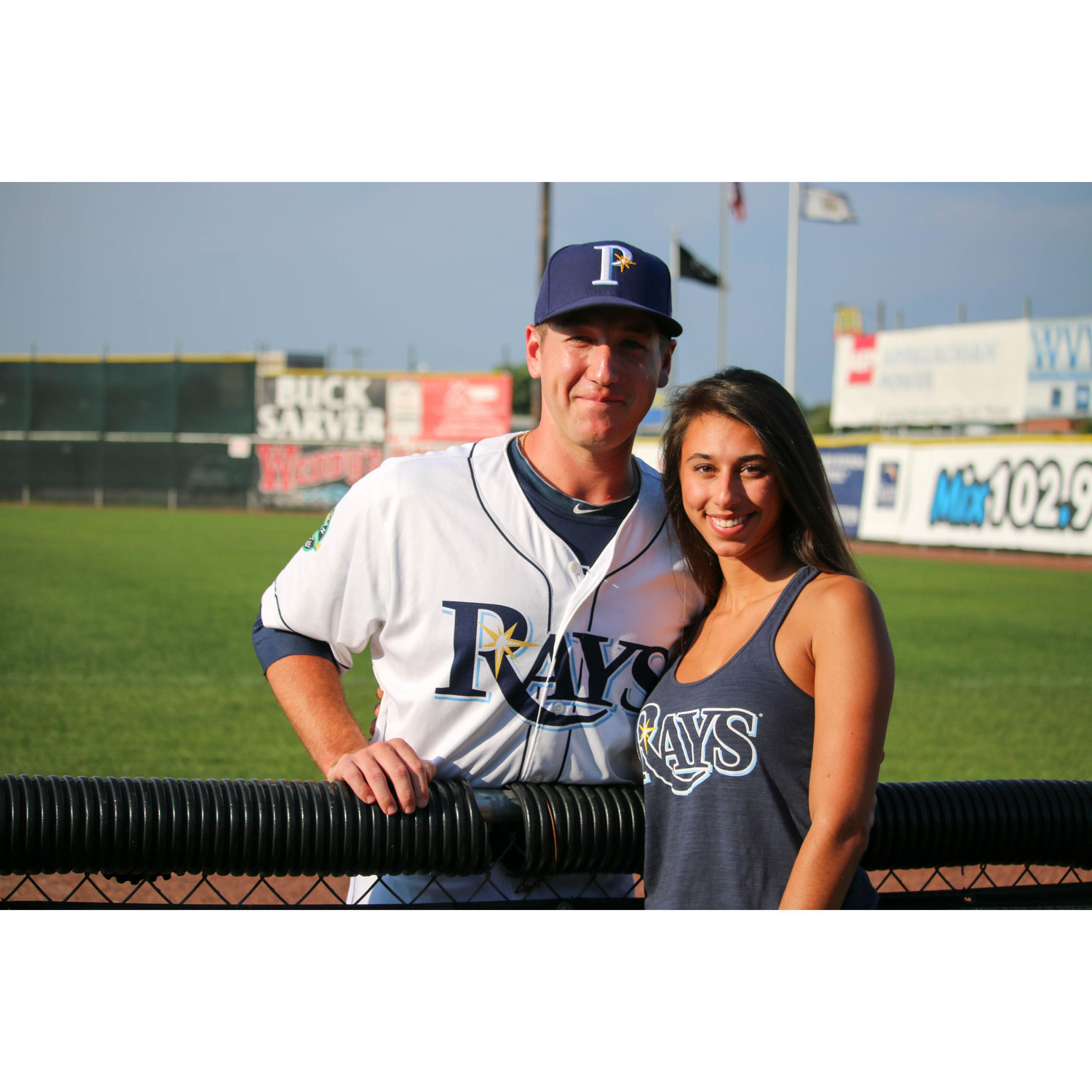 When Tyler played for the Princeton Rays.