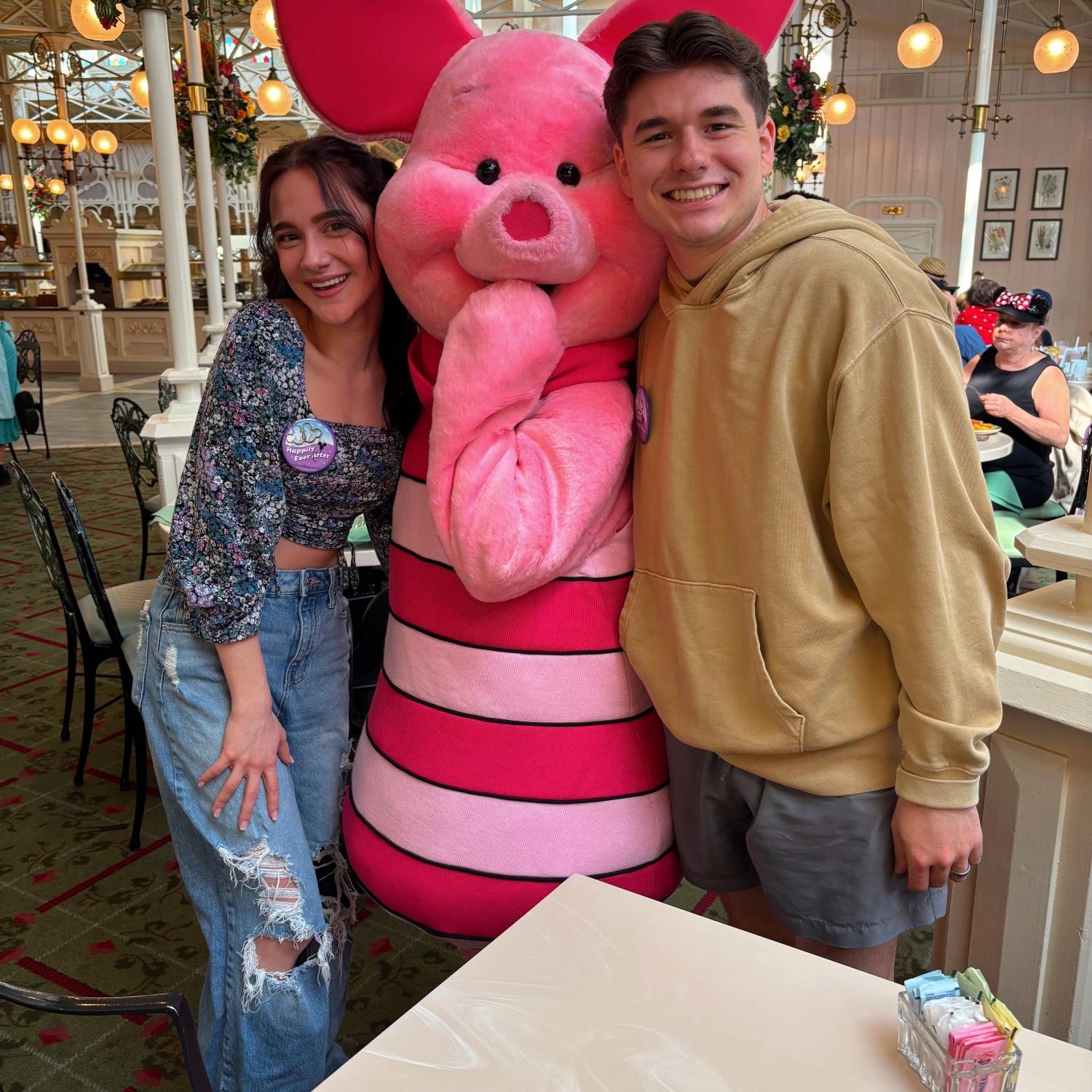 Disney time! He had never been and she wanted him to experience it!