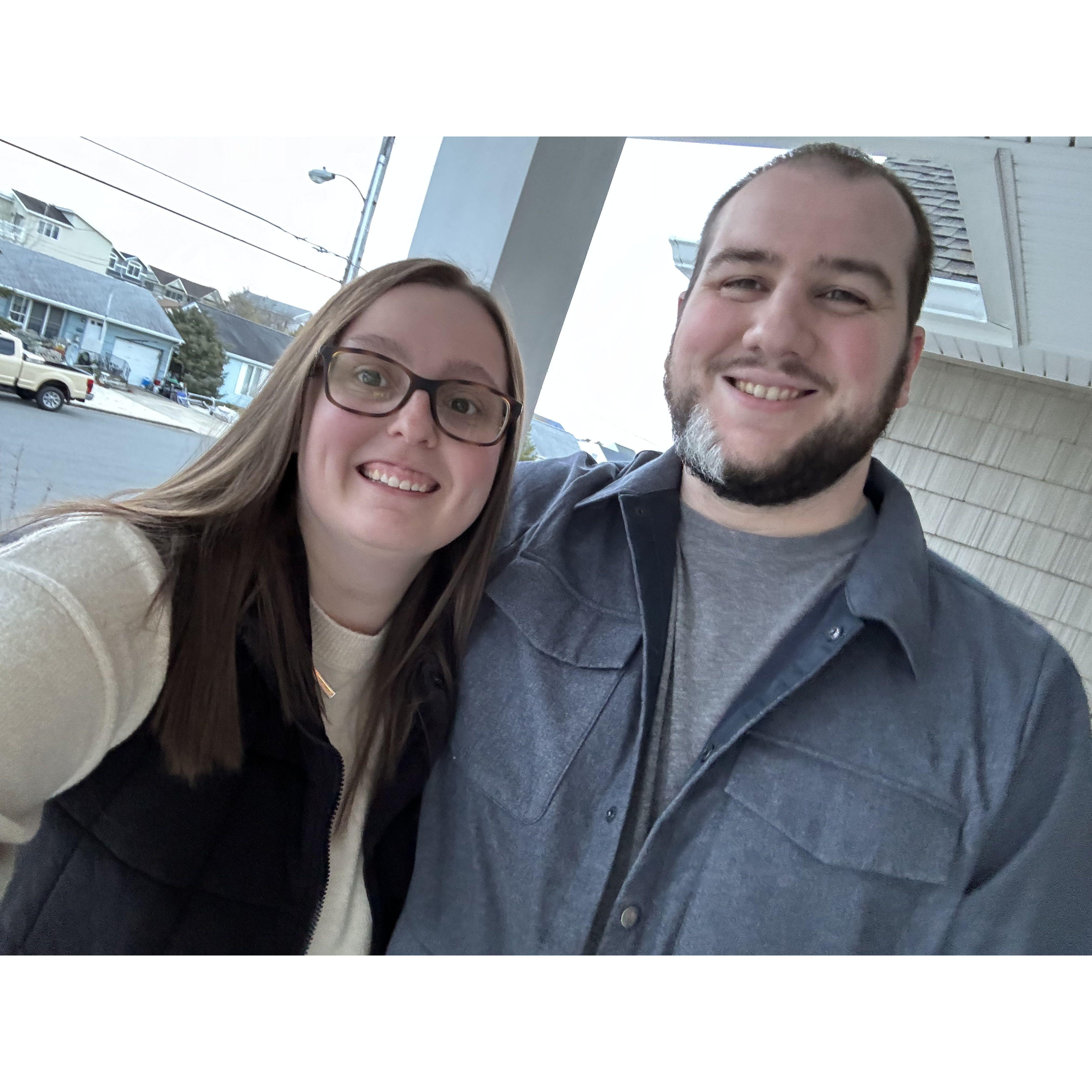 Our last anniversary before the big day!