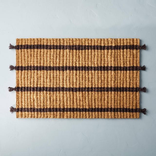 Multi Stripe Estate Coir Door Mat - Hearth & Hand™ with Magnolia