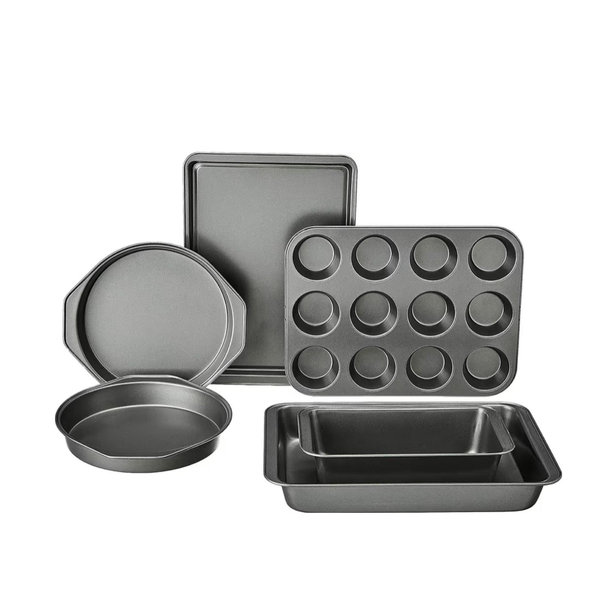 Amazon Basics 6 Piece Steel Bakeware Set
