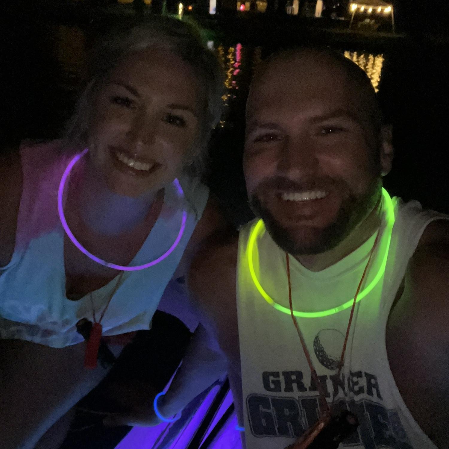 9/8/2023-The night we both said I love you after glow in the dark paddle boarding❤️