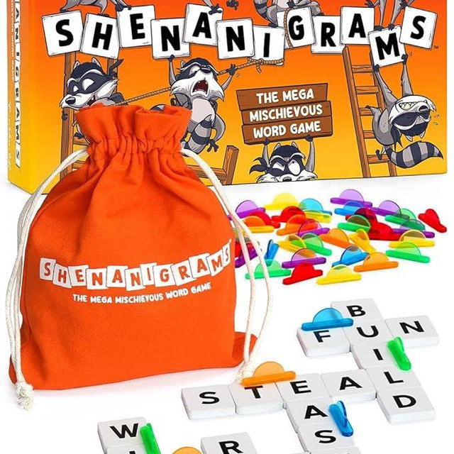 Shenanigrams – The Mega-Mischievous Word Game! A Super Fun & Fast Family Party Game for Kids, Teens & Adults | Great for Travel, Couples & Family Board Games Nights