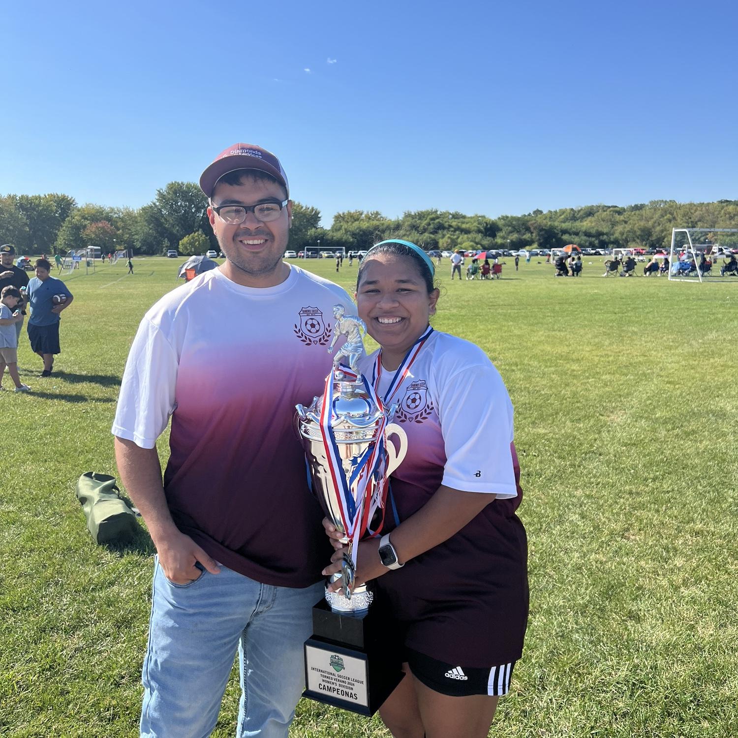 Celebrating Kiki's outdoor championship, September 21st 2024