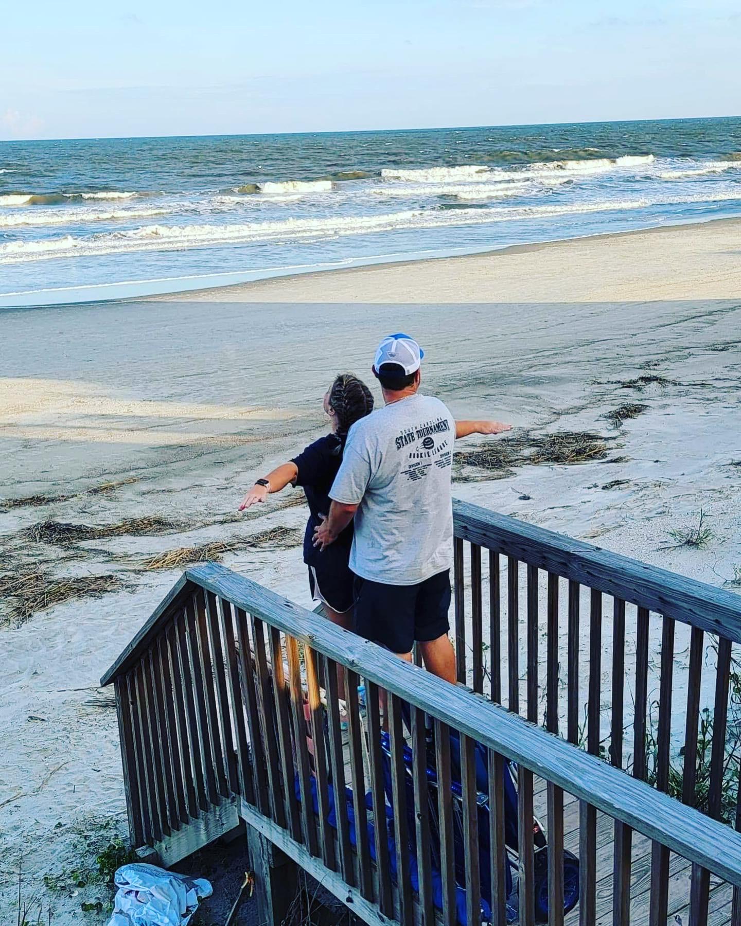 First folly beach trip.