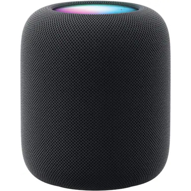 Apple - HomePod (2nd Generation) Smart Speaker with Siri - Midnight