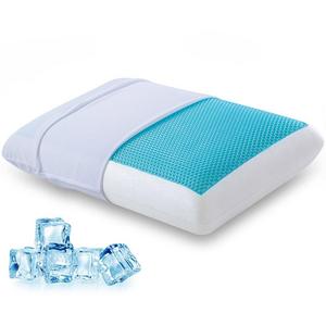 Comfort & Relax Reversible Memory Foam Gel Pillow for Sleeping Cool, Standard Size, 1-Pack