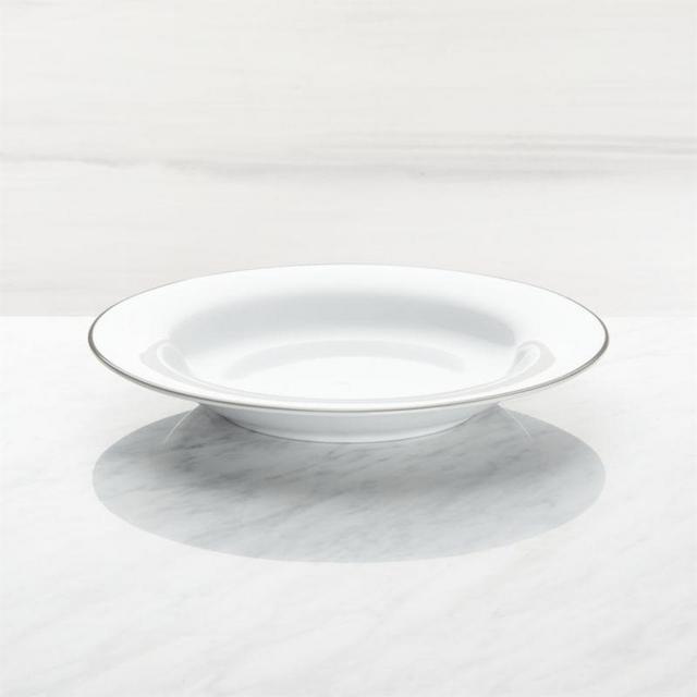 Aspen Grey Band Low Bowl
