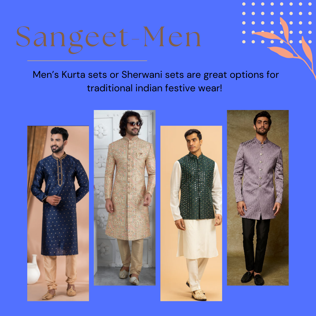 Welcome Dinner/Sangeet Style Guide for Men