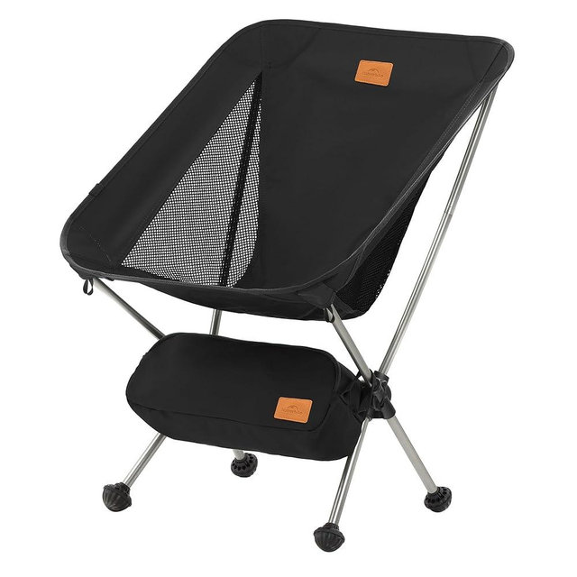 Naturehike YL08 Ultralight Camping Chair, 2.38 LBS Portable Backpacking Chair with Anti-Sinking Feet, Lightweight Compact Folding Hiking Camp Chair