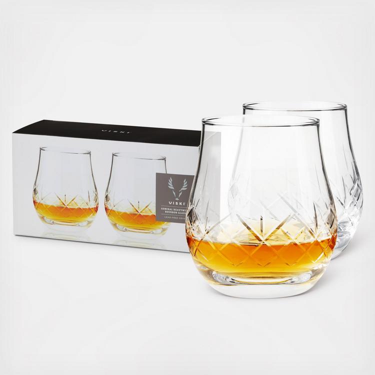 Viski, Stemmed Admiral Cocktail Glass, Set of 2 - Zola