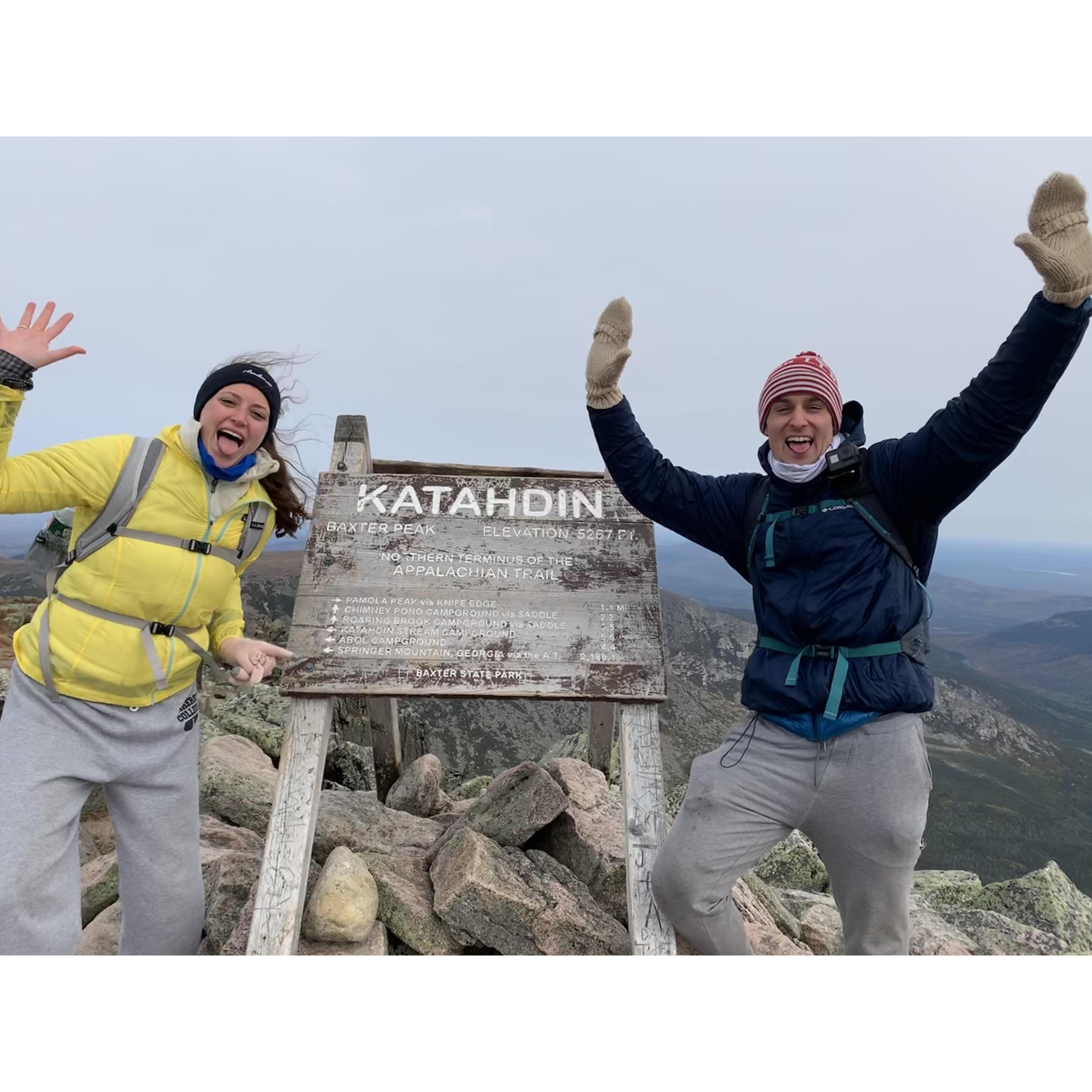 5,269 feet later...Mt. Katahdin