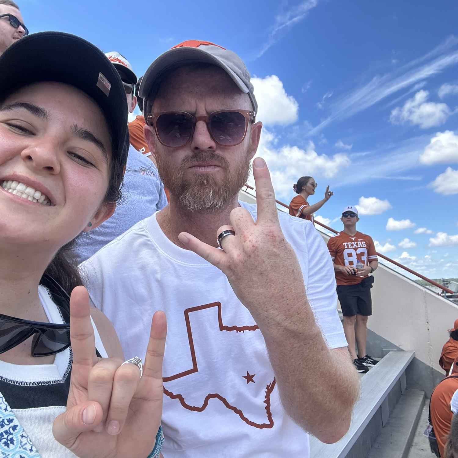 First Texas Longhorns game 🤘🏼
